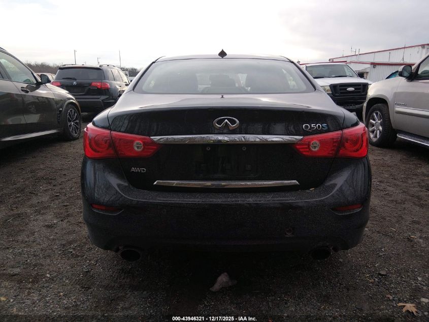 2014 Infiniti Q50 Hybrid Premium/Sport VIN: JN1AV7AR4EM703437 Lot: 43946321