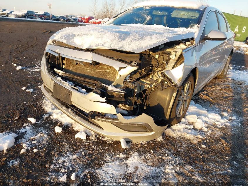 2015 Hyundai Sonata Se VIN: 5NPE24AF2FH156224 Lot: 43946335