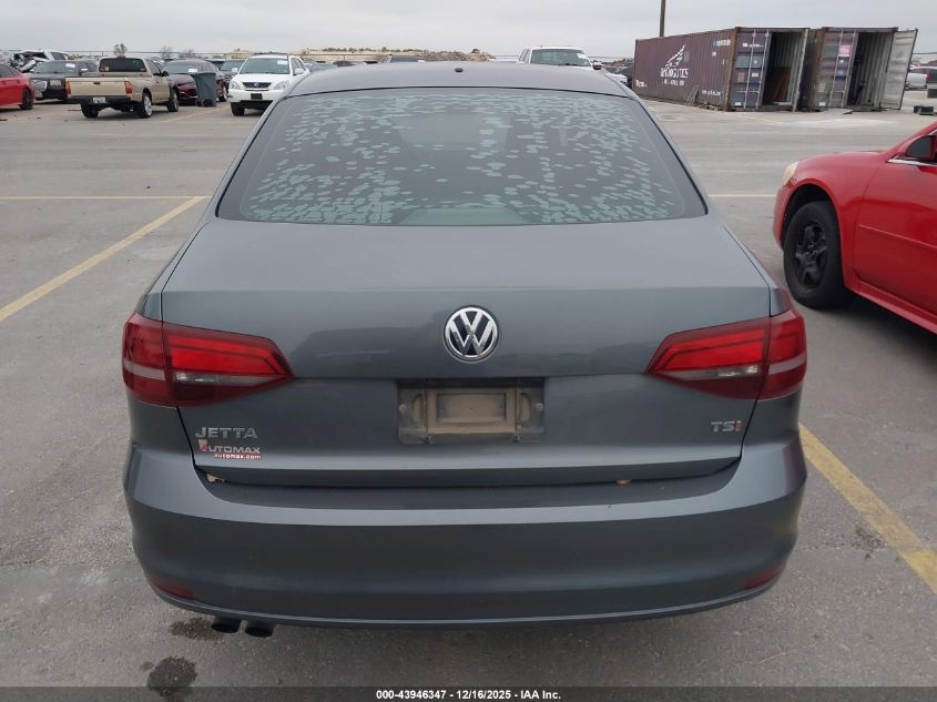 2018 Volkswagen Jetta 1.4T S VIN: 3VW2B7AJ5JM215906 Lot: 43946347