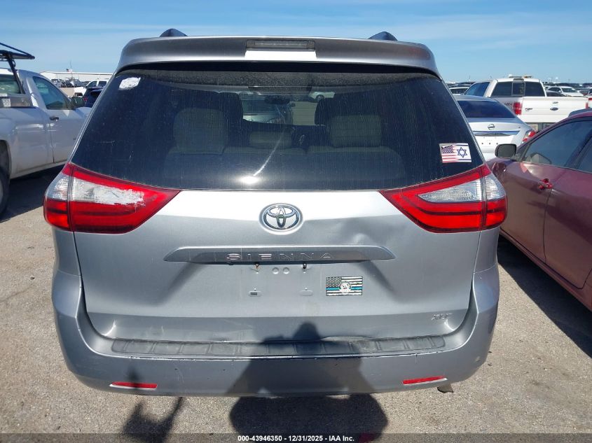 2015 Toyota Sienna Xle 8 Passenger VIN: 5TDYK3DC1FS684095 Lot: 43946350