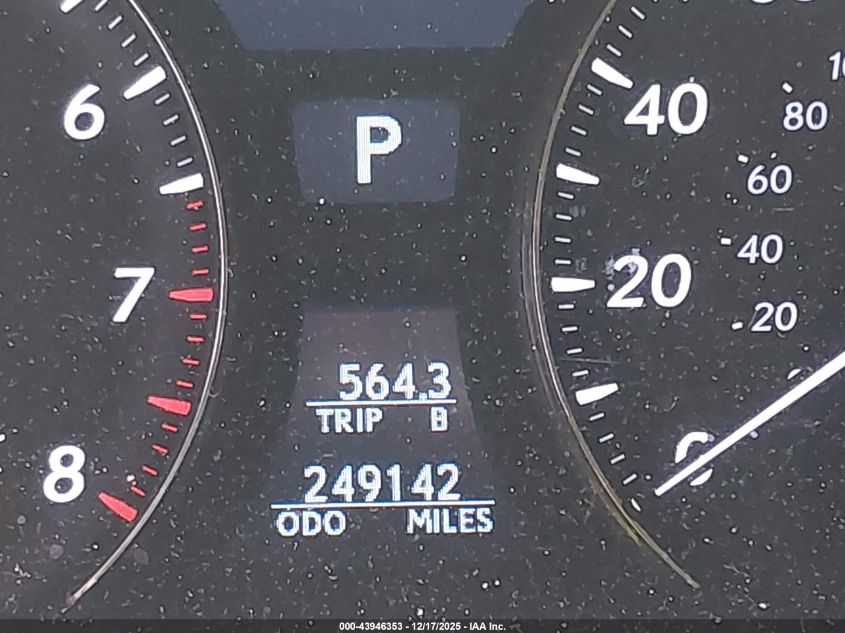 2008 Lexus Ls 460 VIN: JTHBL46F585052854 Lot: 43946353