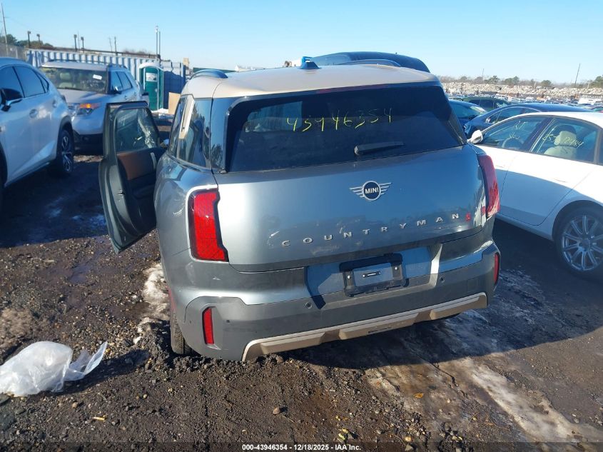 2025 Mini Countryman Cooper S VIN: WMZ23GA08S7R97508 Lot: 43946354
