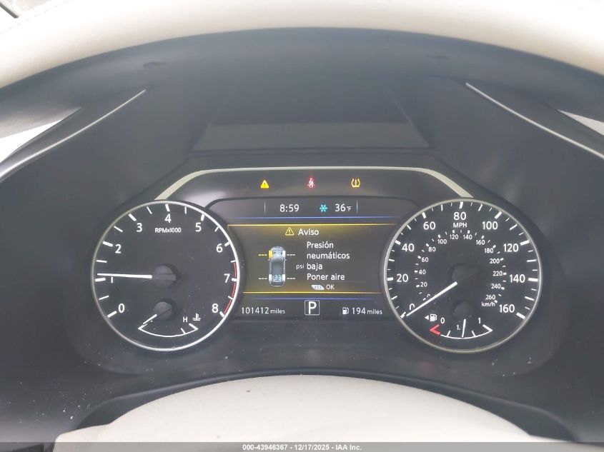 2015 Nissan Murano Sl VIN: 5N1AZ2MH4FN217466 Lot: 43946367