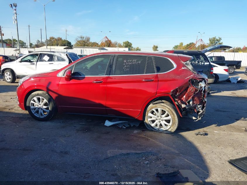 2020 Buick Envision Fwd Preferred VIN: LRBFXBSA6LD128021 Lot: 43946370