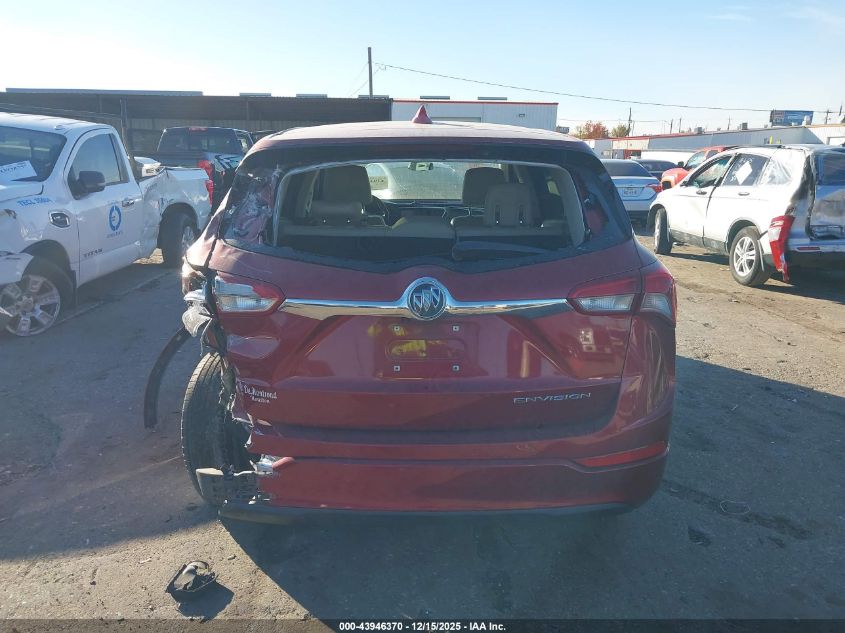 2020 Buick Envision Fwd Preferred VIN: LRBFXBSA6LD128021 Lot: 43946370