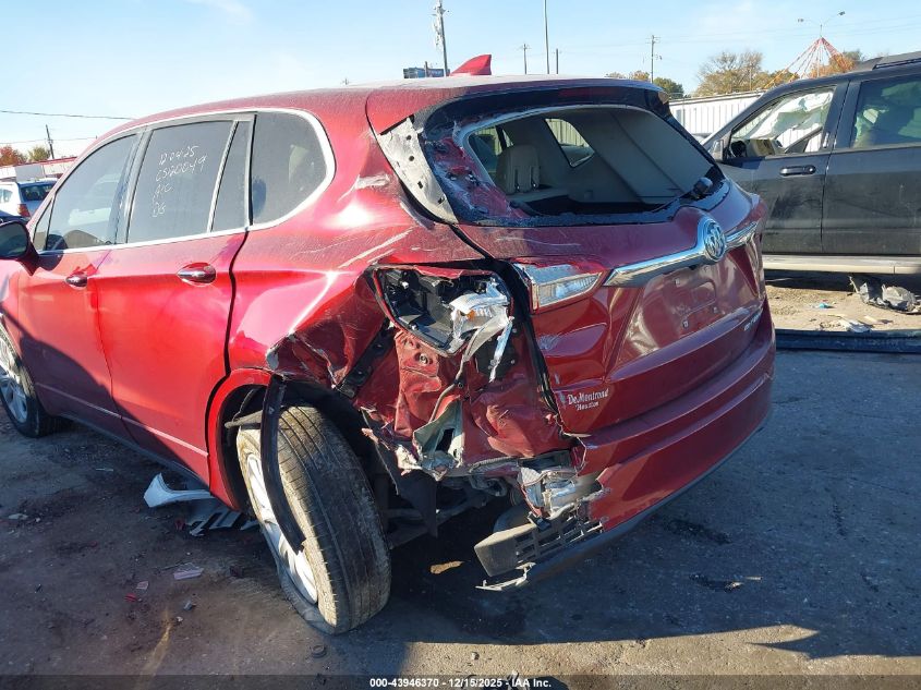 2020 Buick Envision Fwd Preferred VIN: LRBFXBSA6LD128021 Lot: 43946370