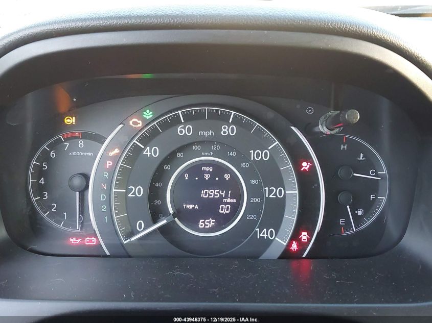 2013 Honda Cr-V Ex-L VIN: 2HKRM4H75DH639083 Lot: 43946375