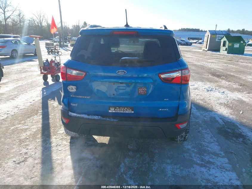 2018 Ford Ecosport Se VIN: MAJ6P1UL5JC194157 Lot: 43946385