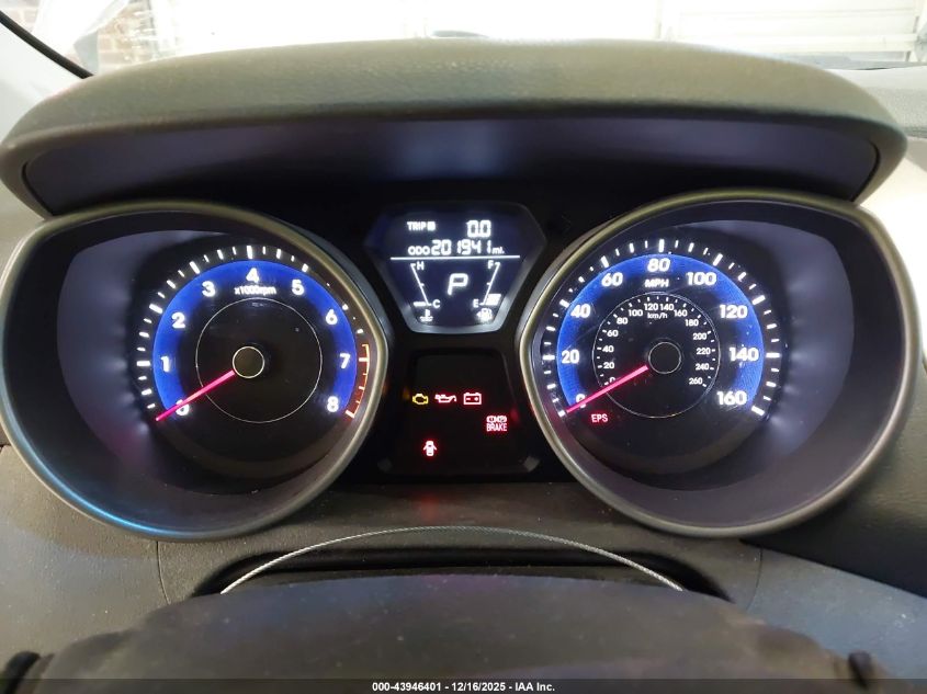 2013 Hyundai Elantra Gls/Limited VIN: 5NPDH4AE7DH196197 Lot: 43946401