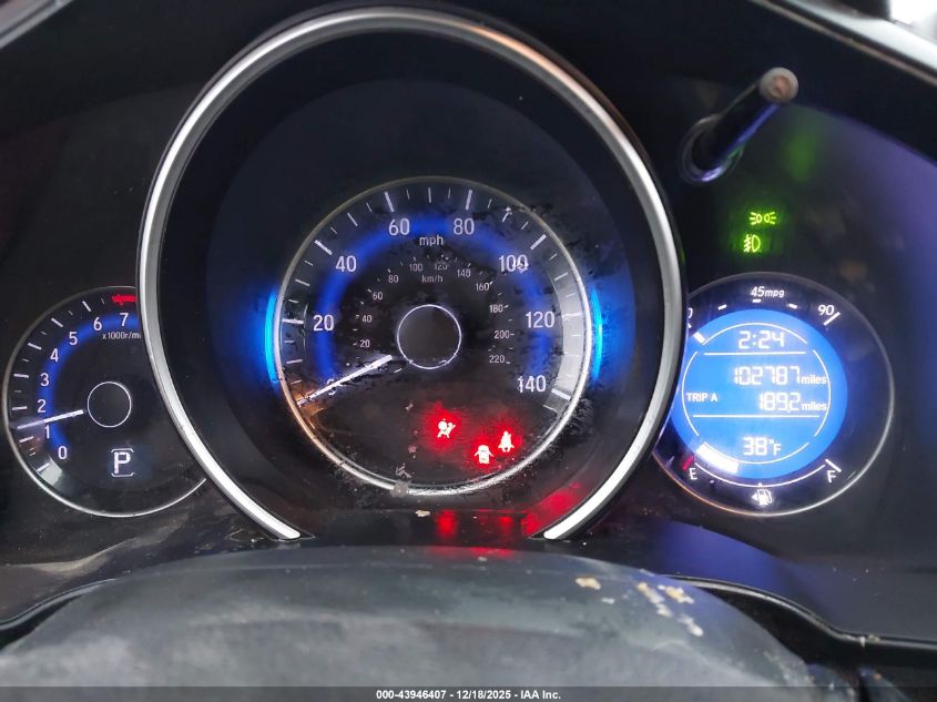 2016 Honda Fit Ex VIN: JHMGK5H75GX037620 Lot: 43946407