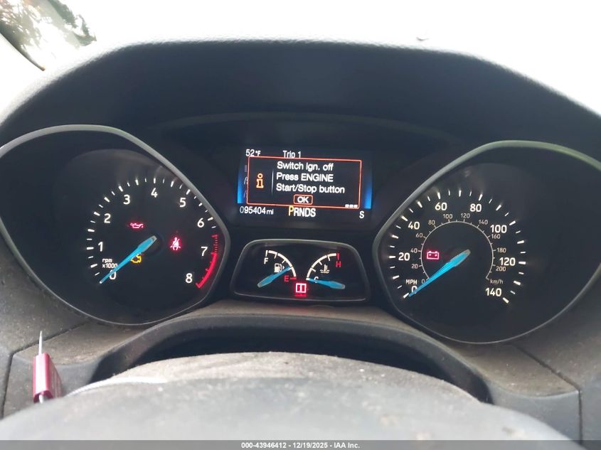 2015 Ford Focus Titanium VIN: 1FADP3J24FL315167 Lot: 43946412