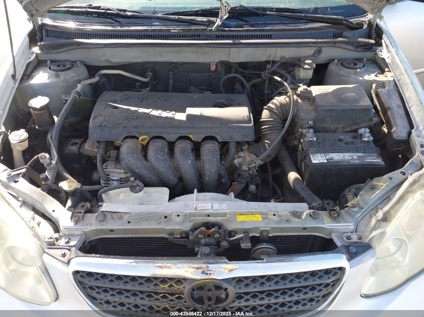 2003 Toyota Corolla Le VIN: 1NXBR32E43Z127366 Lot: 43946422