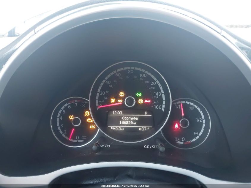 2013 Volkswagen Beetle Turbo VIN: 3VWV67AT1DM602489 Lot: 43946444