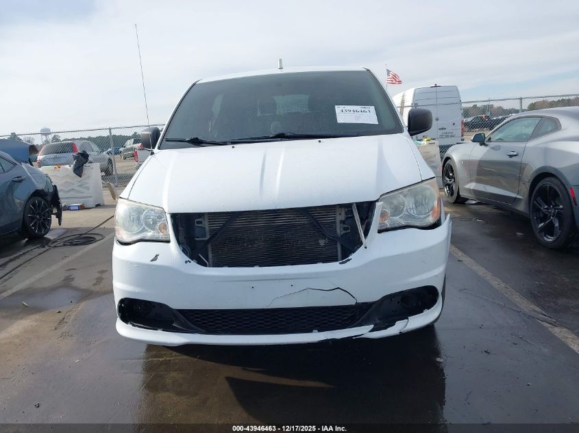 2015 Dodge Grand Caravan Se VIN: 2C7WDGBG5FR634309 Lot: 43946463