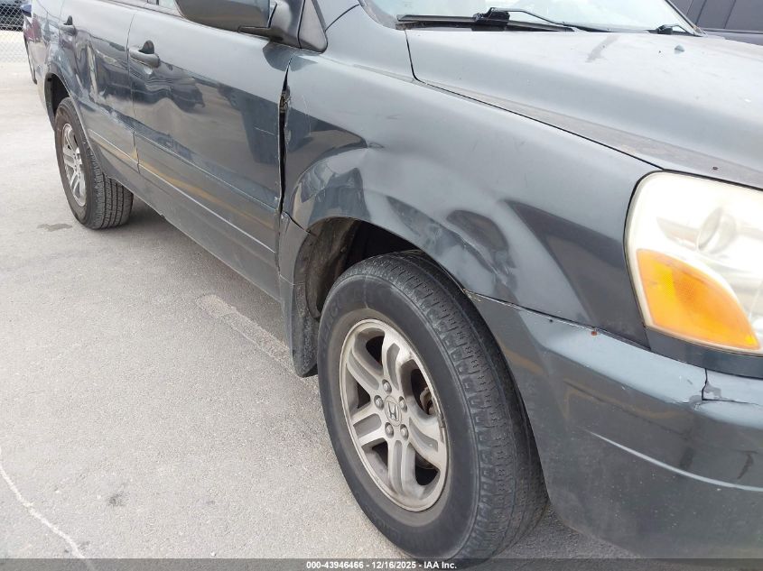 2004 Honda Pilot Ex-L VIN: 2HKYF18614H609302 Lot: 43946466