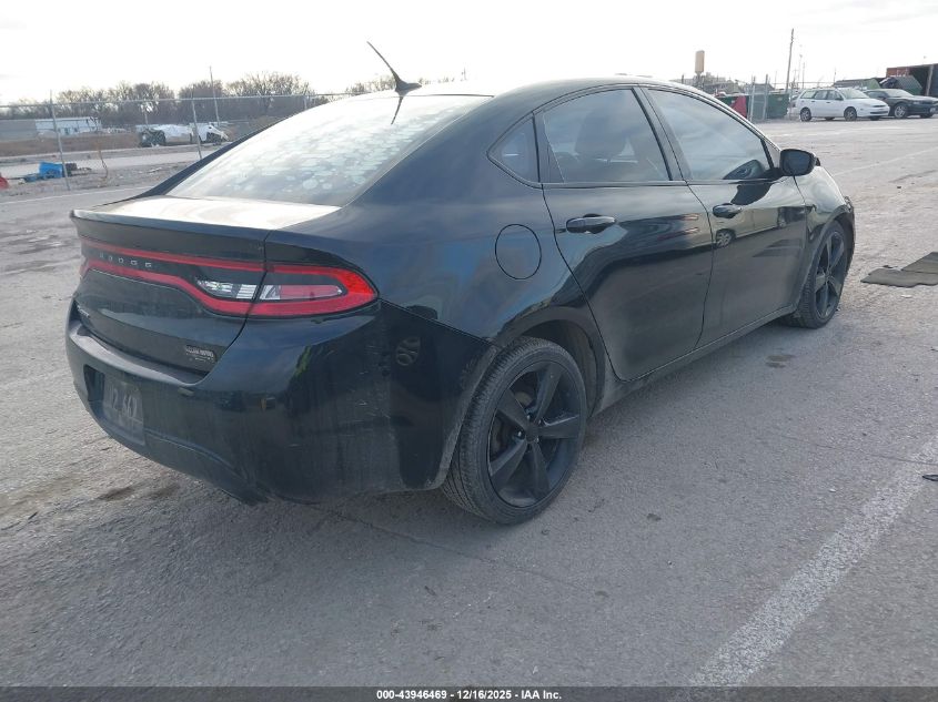 2015 Dodge Dart Sxt VIN: 1C3CDFBB9FD142095 Lot: 43946469