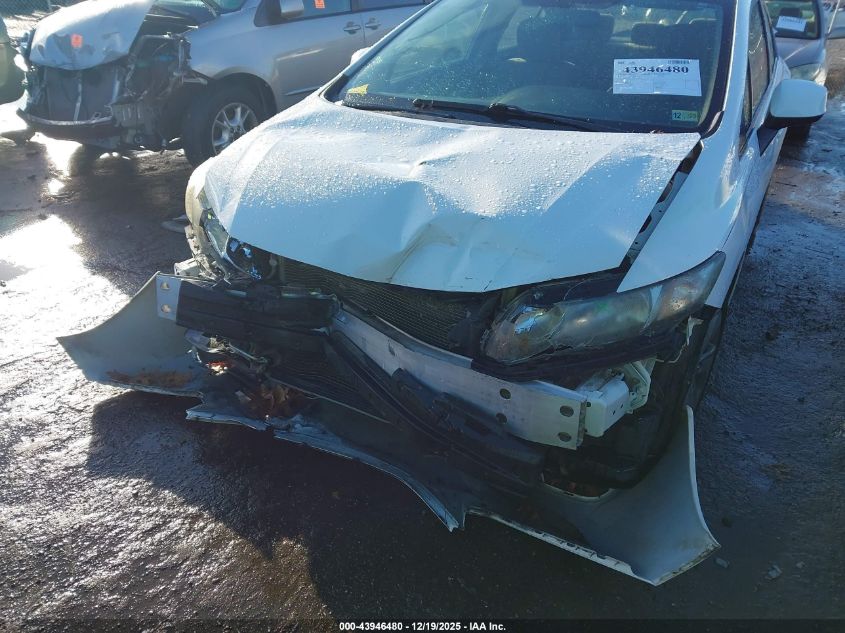 2013 Honda Civic Lx VIN: 2HGFB2F54DH563221 Lot: 43946480