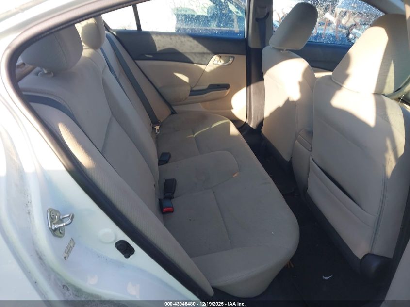 2013 Honda Civic Lx VIN: 2HGFB2F54DH563221 Lot: 43946480