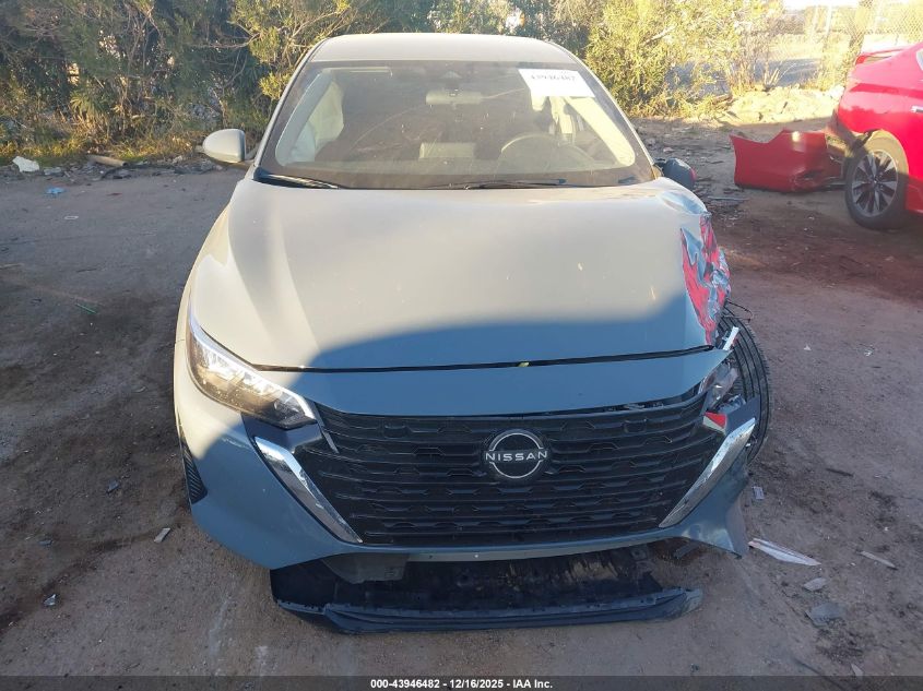 2025 Nissan Sentra Sv VIN: 3N1AB8CV6SY352774 Lot: 43946482