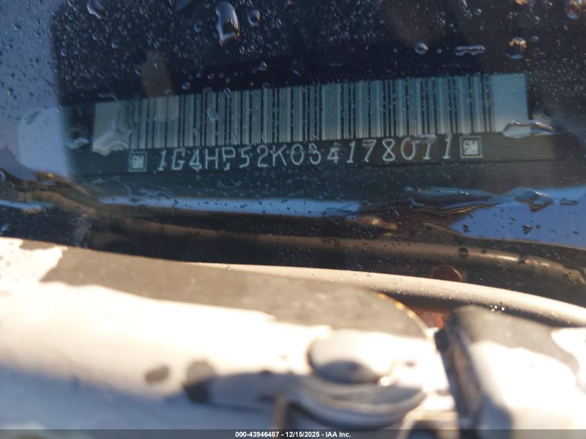 2003 Buick Lesabre Custom VIN: 1G4HP52K034178011 Lot: 43946487