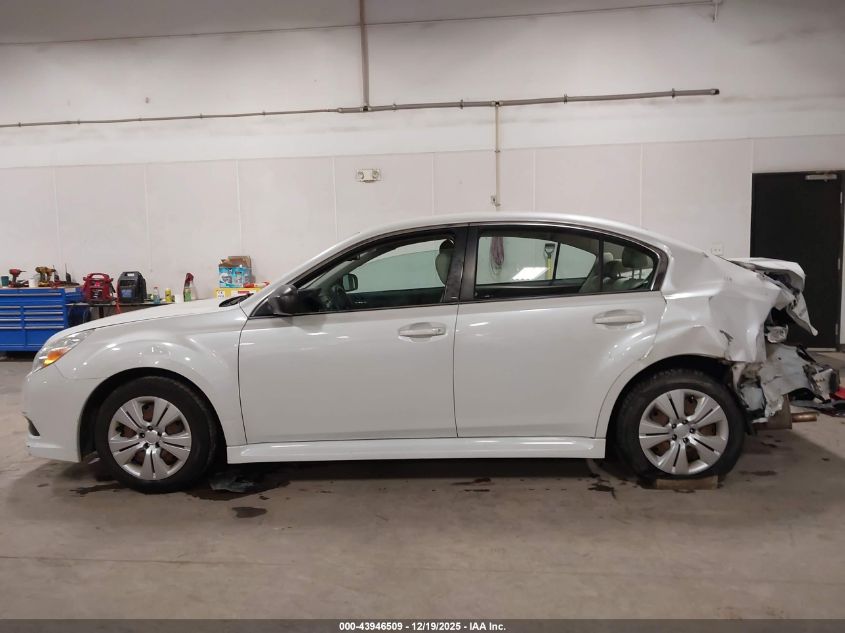 2011 Subaru Legacy 2.5I VIN: 4S3BMCA66B3257280 Lot: 43946509