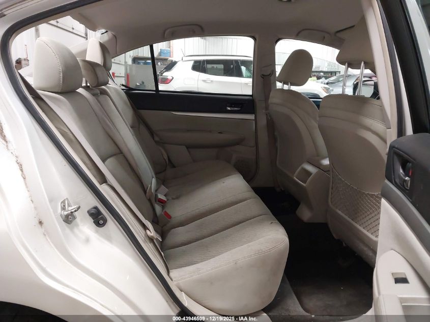 2011 Subaru Legacy 2.5I VIN: 4S3BMCA66B3257280 Lot: 43946509