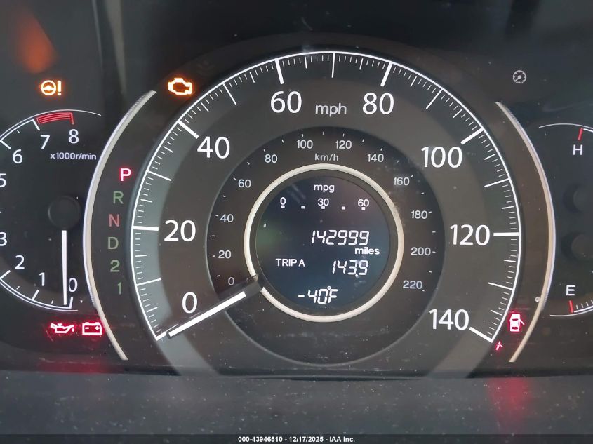 2012 Honda Cr-V Ex-L VIN: 5J6RM4H77CL037273 Lot: 43946510