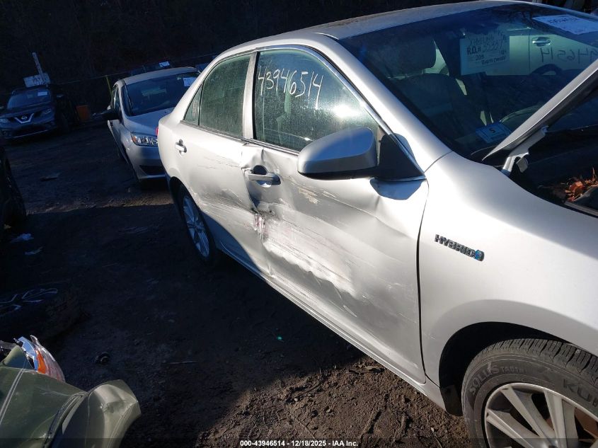 2013 Toyota Camry Hybrid Xle VIN: 4T1BD1FK6DU070950 Lot: 43946514