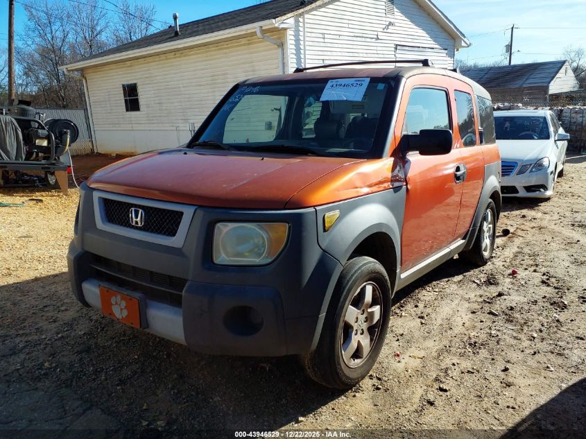 2003 Honda Element Ex VIN: 5J6YH285X3L051168 Lot: 43946529