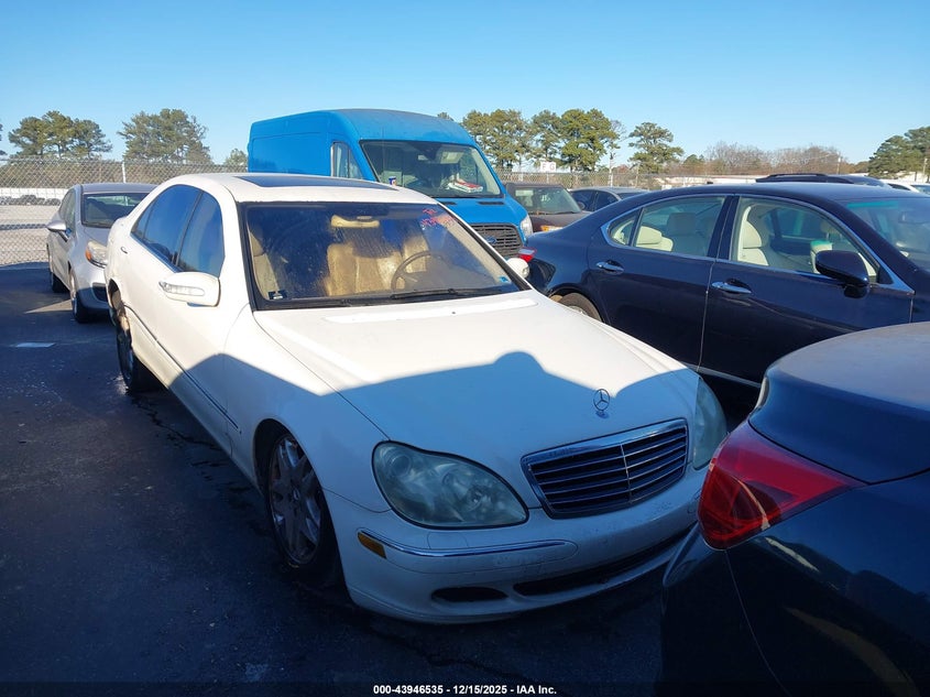 WDBNG70J63A317460 2003 Mercedes-Benz S 430 auction photo 1