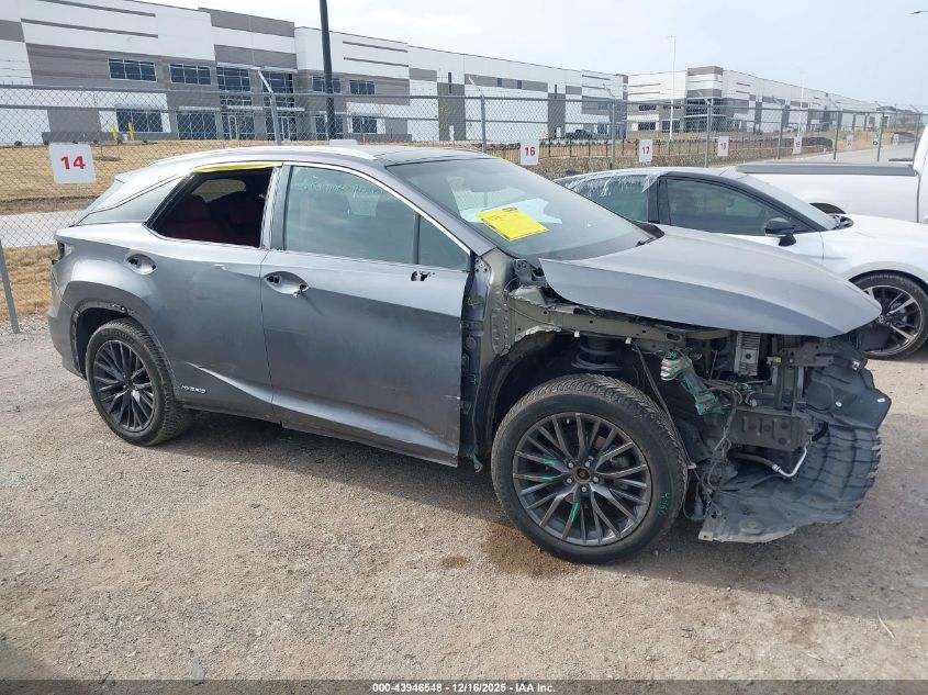 2016 Lexus Rx 450H F Sport VIN: 2T2BGMCA8GC001389 Lot: 43946548