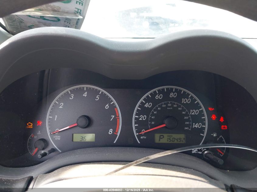 2010 Toyota Corolla Le VIN: 2T1BU4EE8AC331246 Lot: 43946553