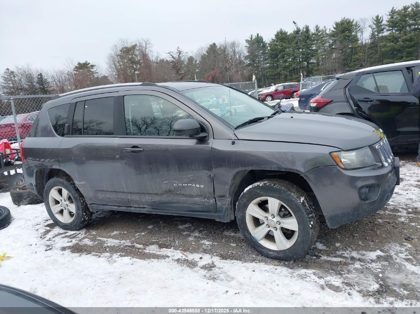 2016 Jeep Compass Sport VIN: 1C4NJDBB6GD511837 Lot: 43946558