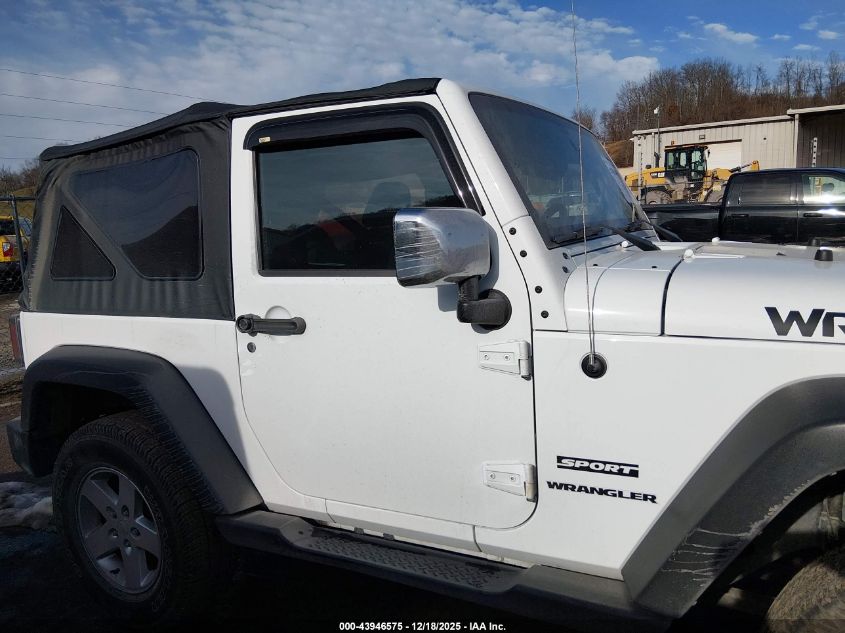 2014 Jeep Wrangler Sport VIN: 1C4AJWAG9EL143969 Lot: 43946575