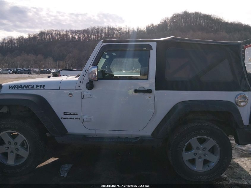 2014 Jeep Wrangler Sport VIN: 1C4AJWAG9EL143969 Lot: 43946575