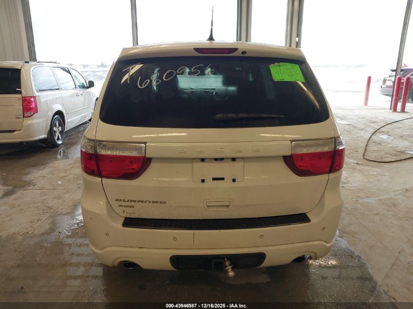 2013 Dodge Durango Sxt VIN: 1C4RDJAG6DC680956 Lot: 43946587