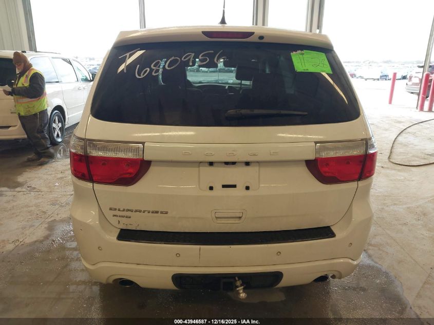 2013 Dodge Durango Sxt VIN: 1C4RDJAG6DC680956 Lot: 43946587
