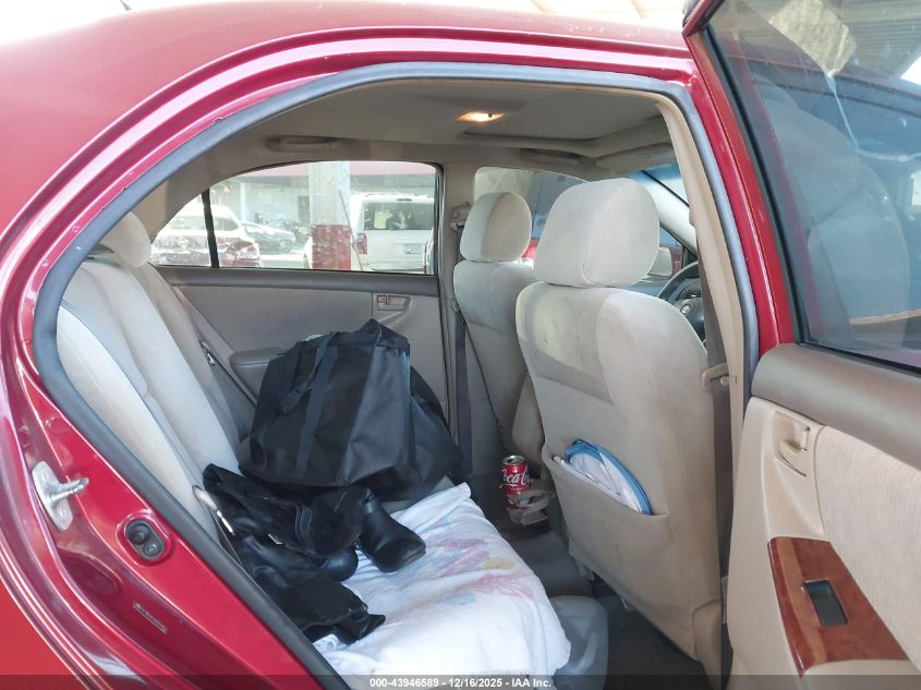 2008 Toyota Corolla Le VIN: 2T1BR32E48C902452 Lot: 43946589