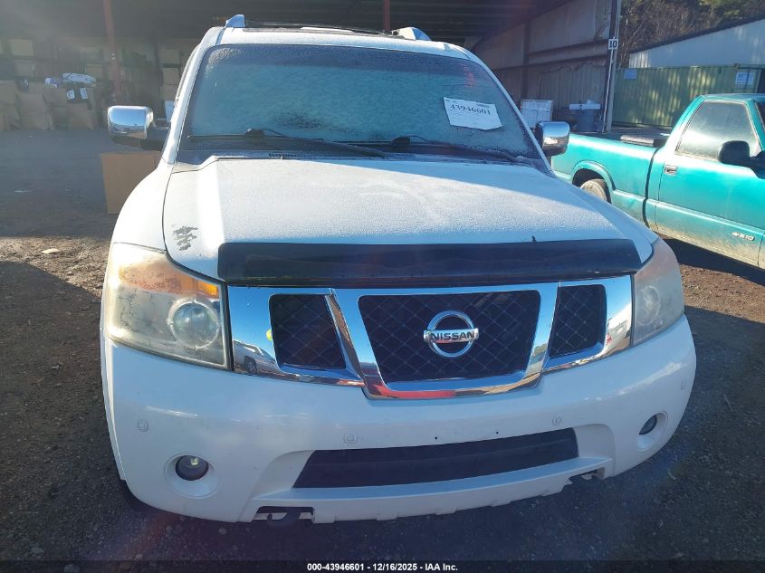 2012 Nissan Armada Platinum VIN: 5N1BA0NEXCN604281 Lot: 43946601