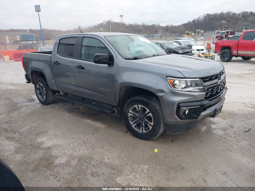 2022 Chevrolet Colorado 4Wd Short Box Z71 VIN: 1GCGTDEN5N1308946 Lot: 43946603
