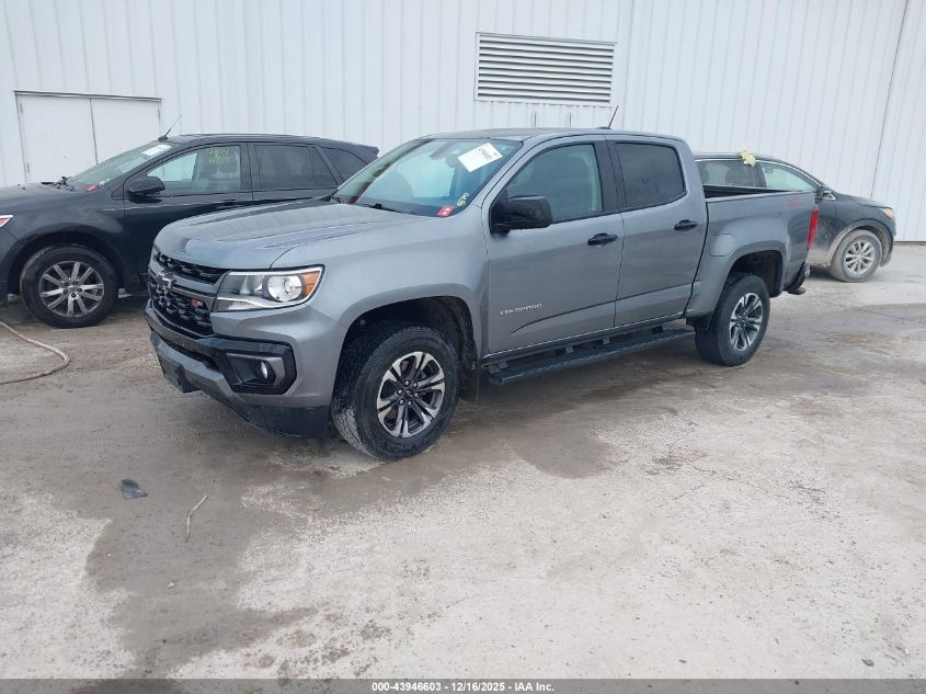 2022 Chevrolet Colorado 4Wd Short Box Z71 VIN: 1GCGTDEN5N1308946 Lot: 43946603