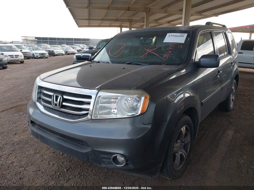 Vin: 5fnyf4h7xcb086949, lot: 44442251, honda pilot ex-l 20122