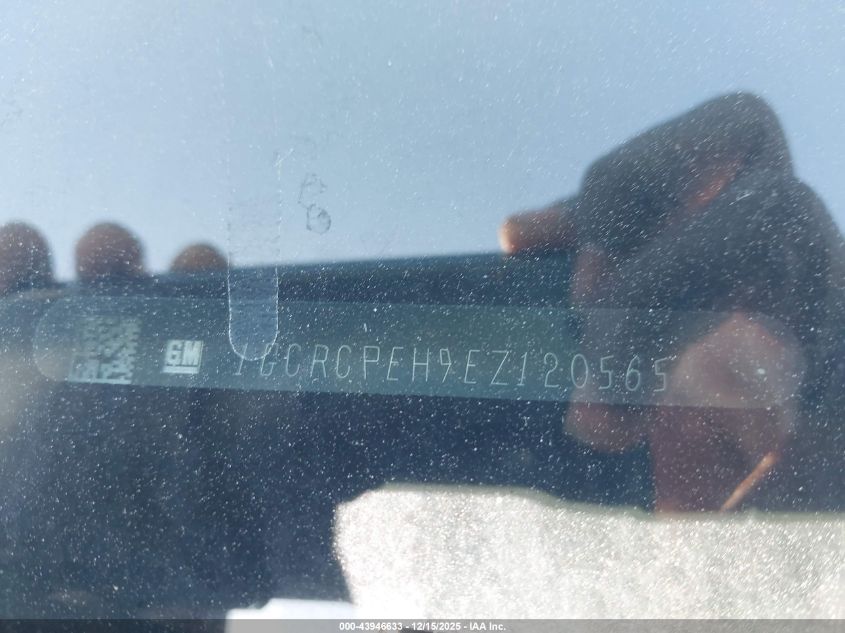 2014 Chevrolet Silverado 1500 Work Truck 2Wt VIN: 1GCRCPEH9EZ120565 Lot: 43946633