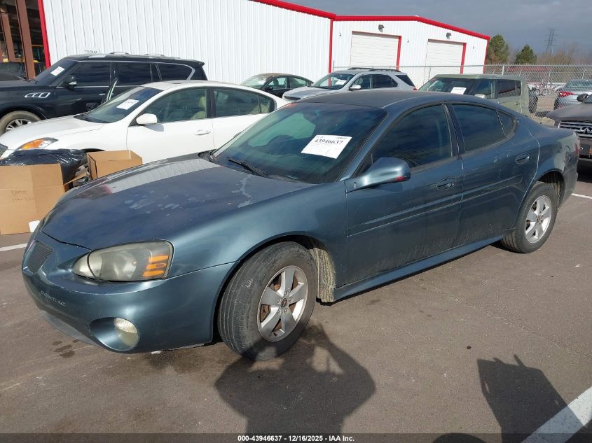 2006 Pontiac Grand Prix VIN: 2G2WP552561140608 Lot: 43946637
