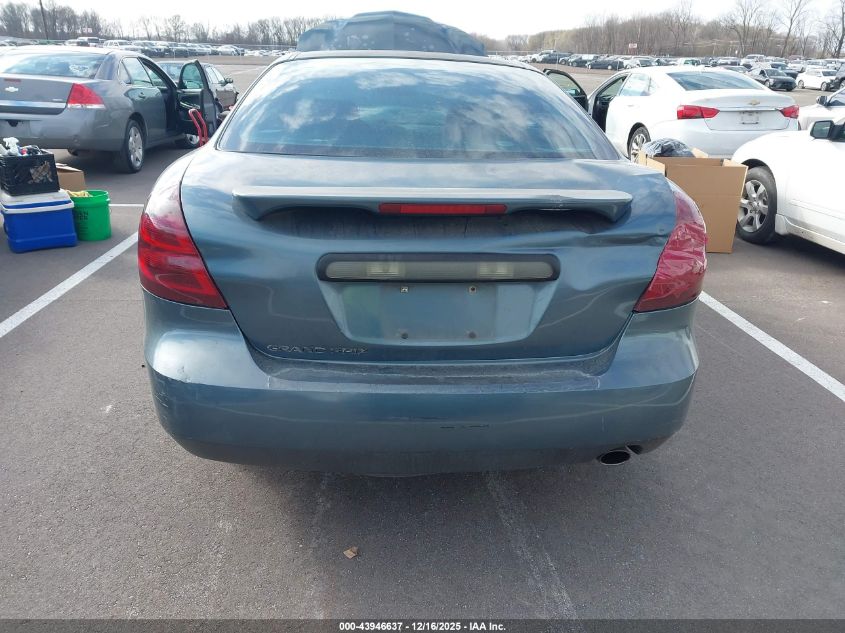 2006 Pontiac Grand Prix VIN: 2G2WP552561140608 Lot: 43946637