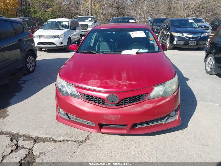 2013 Toyota Camry Se VIN: 4T1BF1FKXDU691778 Lot: 43946641