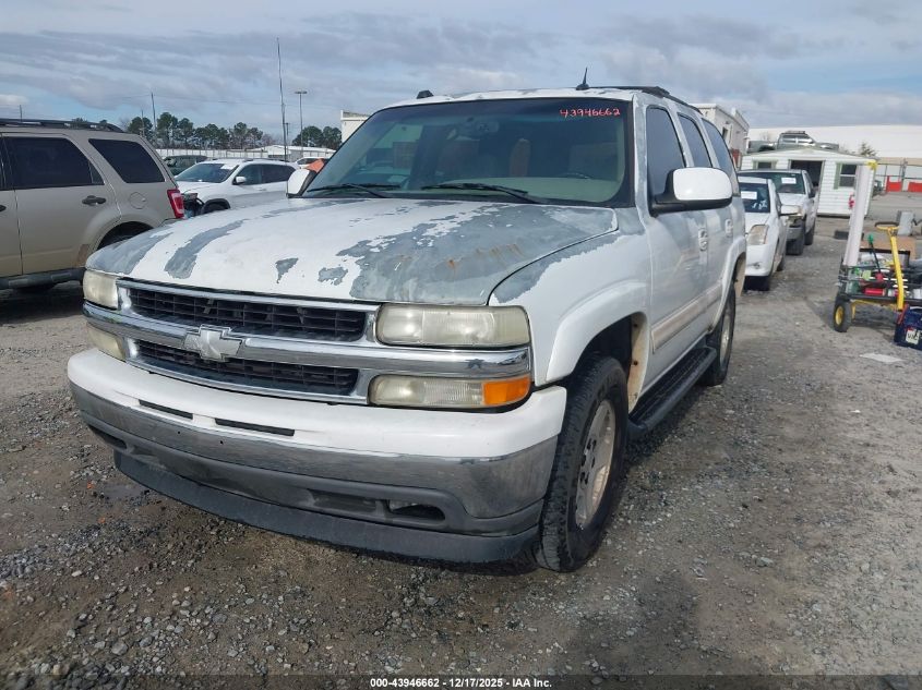 2005 Chevrolet Tahoe Lt VIN: 1GNEC13T85J158443 Lot: 43946662