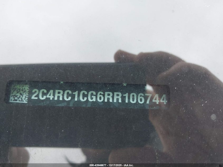 2024 Chrysler Voyager Lx VIN: 2C4RC1CG6RR106744 Lot: 43946677