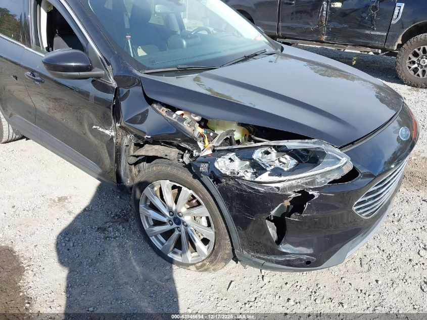 2021 Ford Escape Titanium Hybrid VIN: 1FMCU0DZ0MUA18504 Lot: 43946694