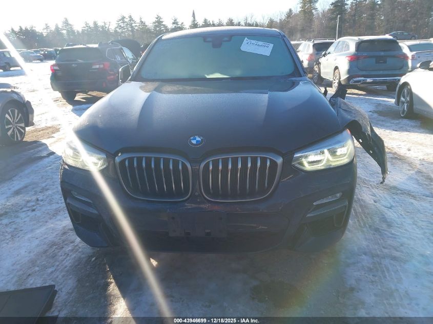 2019 BMW X4 M40I VIN: 5UXUJ5C51KLJ62688 Lot: 43946699